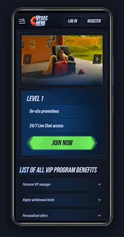 Vegashero casino app